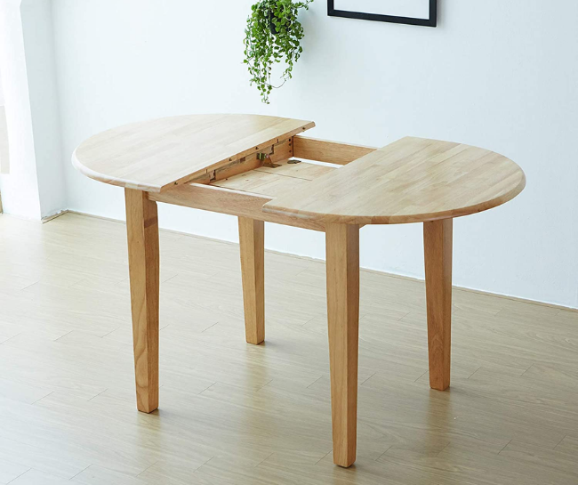 Drop Leaf Table For Small Spaces  - Rustic Dining Table 