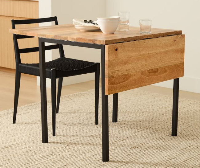 Drop Leaf Table For Small Spaces  - Expandable Table