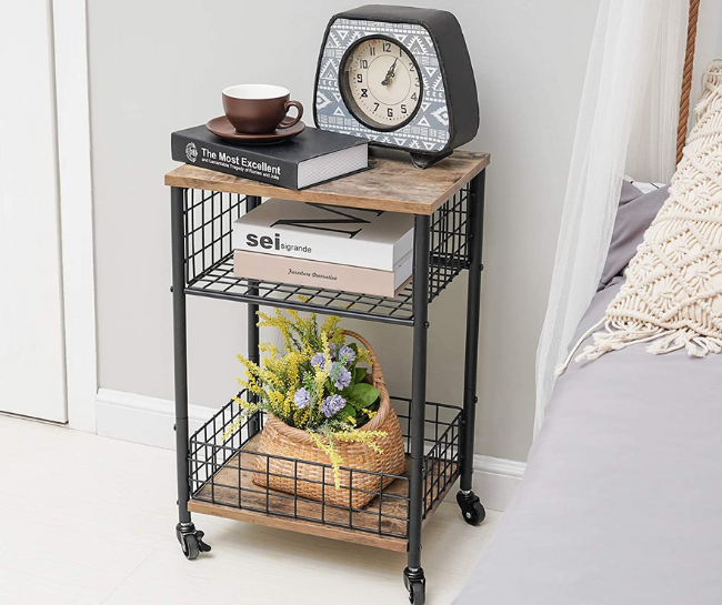 Drop Leaf Table For Small Spaces  - Coffee Table With Magazine Rack 