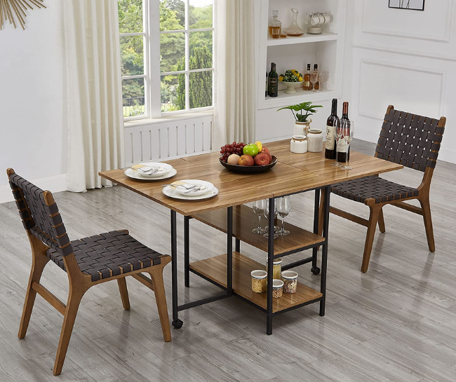 Drop Leaf Table For Small Spaces  - Dining Table Set