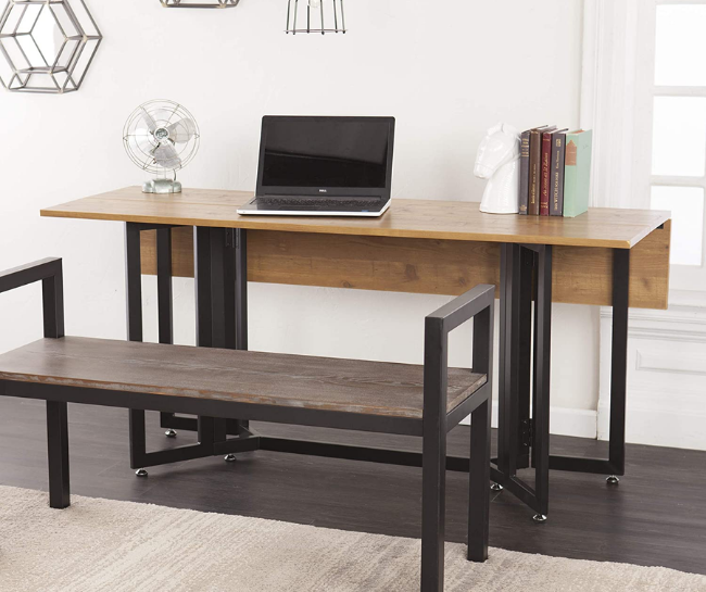 Drop Leaf Table For Small Spaces  -  Driness  Console 