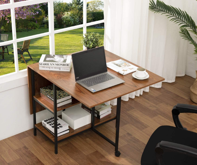 Drop Leaf Table For Small Spaces  - Farmhouse Style