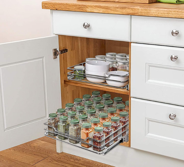 Small Apartment Kitchen Organization - drawers