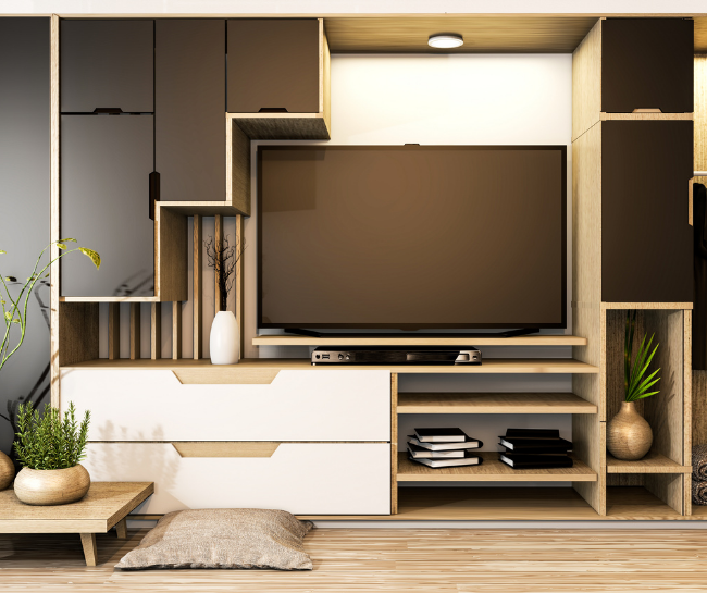 Storage furniture for a studio apartment