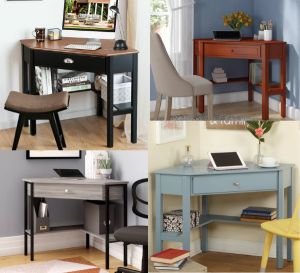 24 Best Corner Desk Designs for Small Spaces - Studio Apartment Ideas