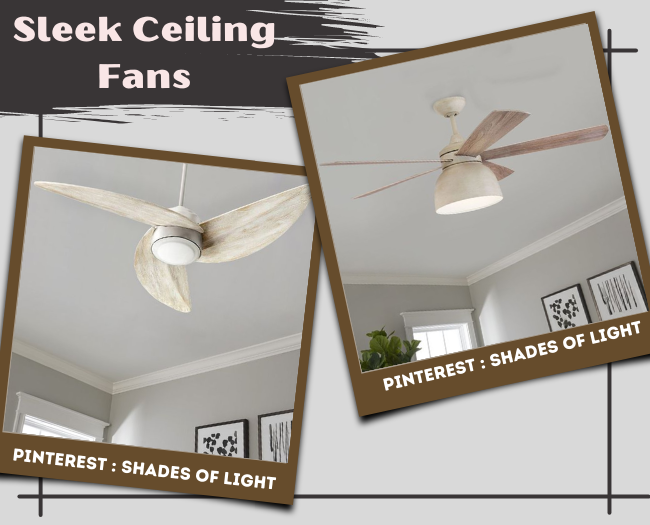 Low Ceiling Lighting Solutions - Ceiling fans