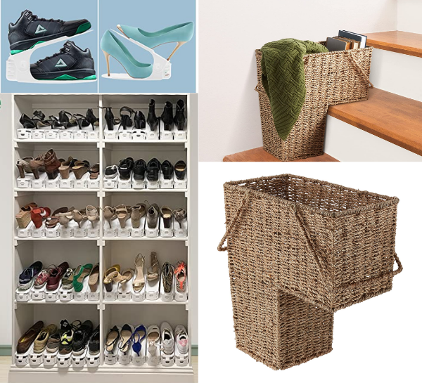 Shoes Storage for Small Spaces - stairs