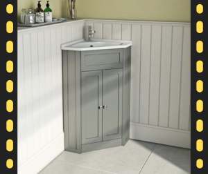 6 Small Corner Sink Ideas for Tiny Bathroom - Studio Apartment Ideas