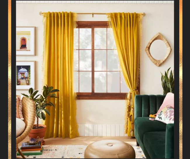 how to hang curtains in rental apartment