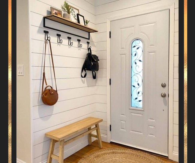 How can I improve my small entryway -  bendch small entry